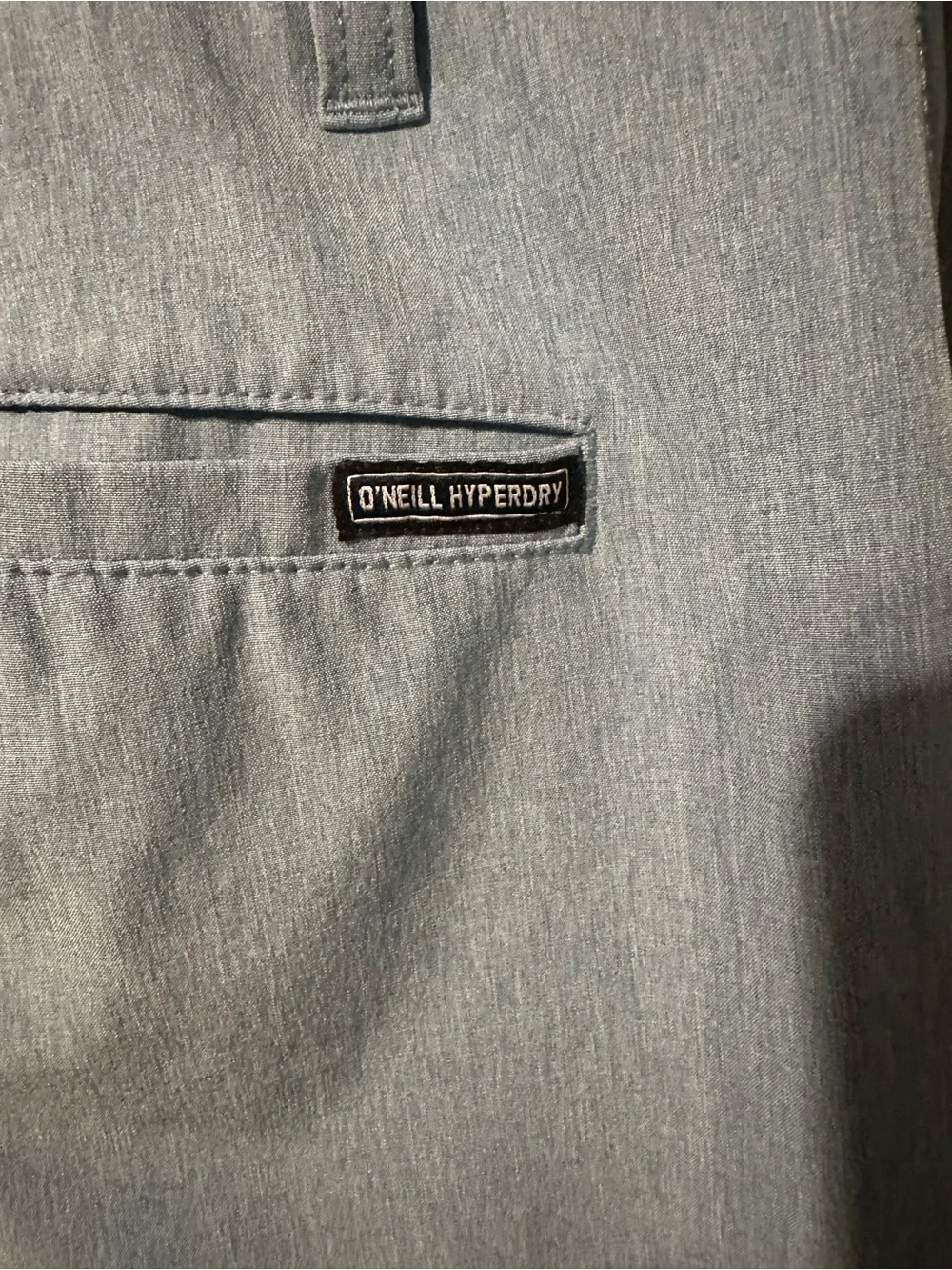 O'Neill Men's Light Gray Hybrid Shorts Size 36